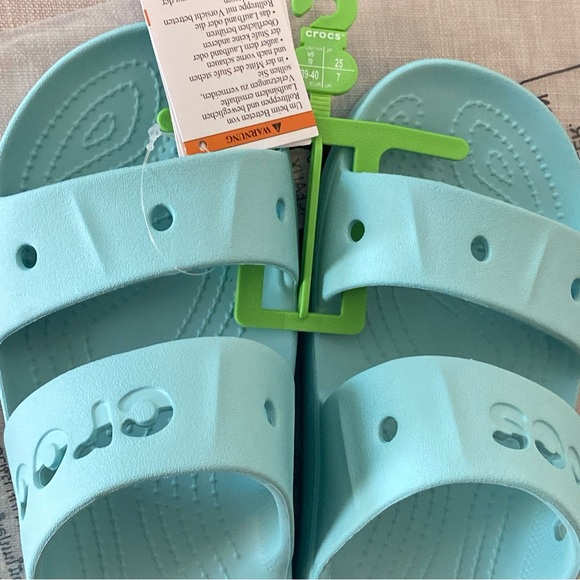 Crocs Unisex Baya Platform Slide Sandal- Pure Water - Picture 5 of 10